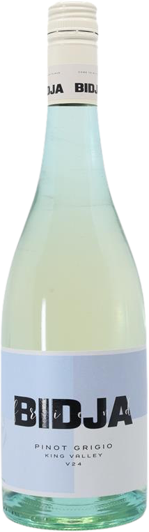 Bidja Wines Pinot Grigio 2024 bottle — King Valley